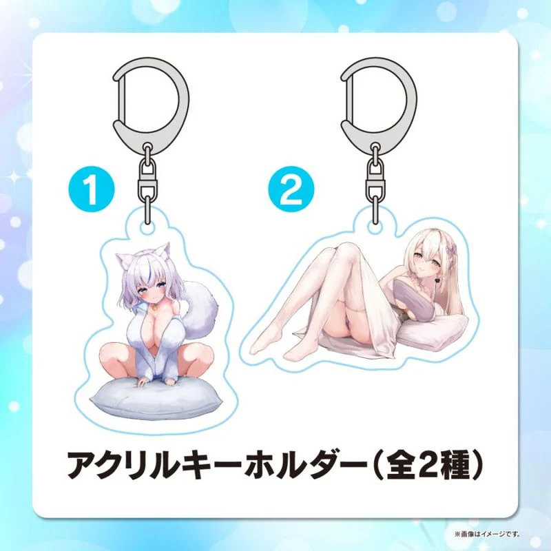 アクリルキーホルダー【ぬれきゅーと】(全2種)